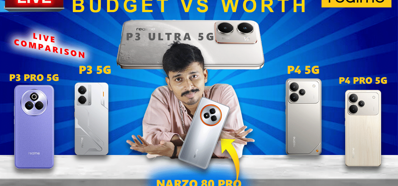 realme live comparison